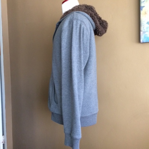 *DONATED* Old Navy Fleece Sweat Jacket, Gray, L - Picture 3 of 8